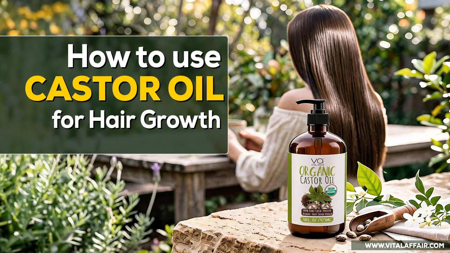 How to use castor oil for hair growth
