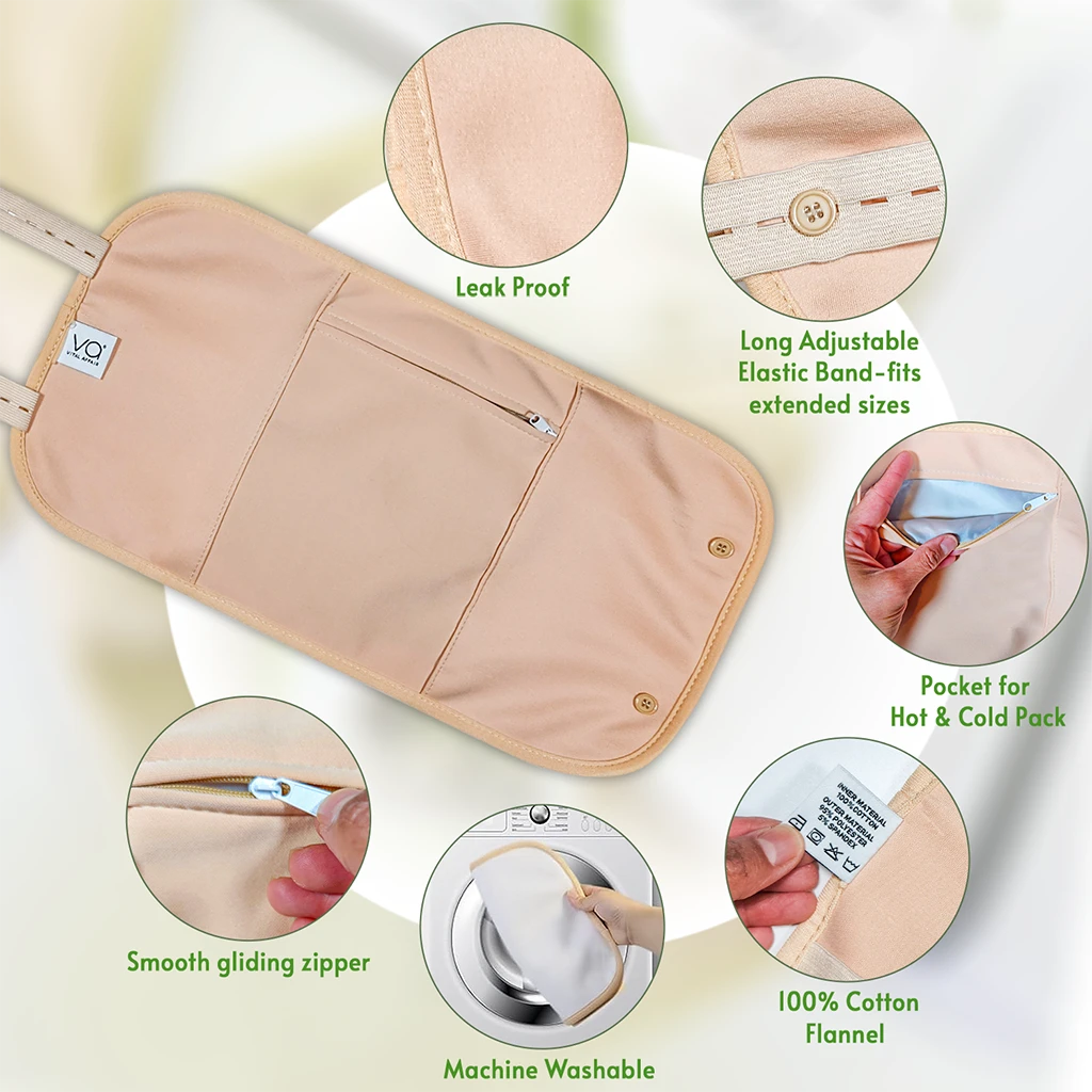 Vital Affair Organic Castor Oil with Wrap Pack Kit 1