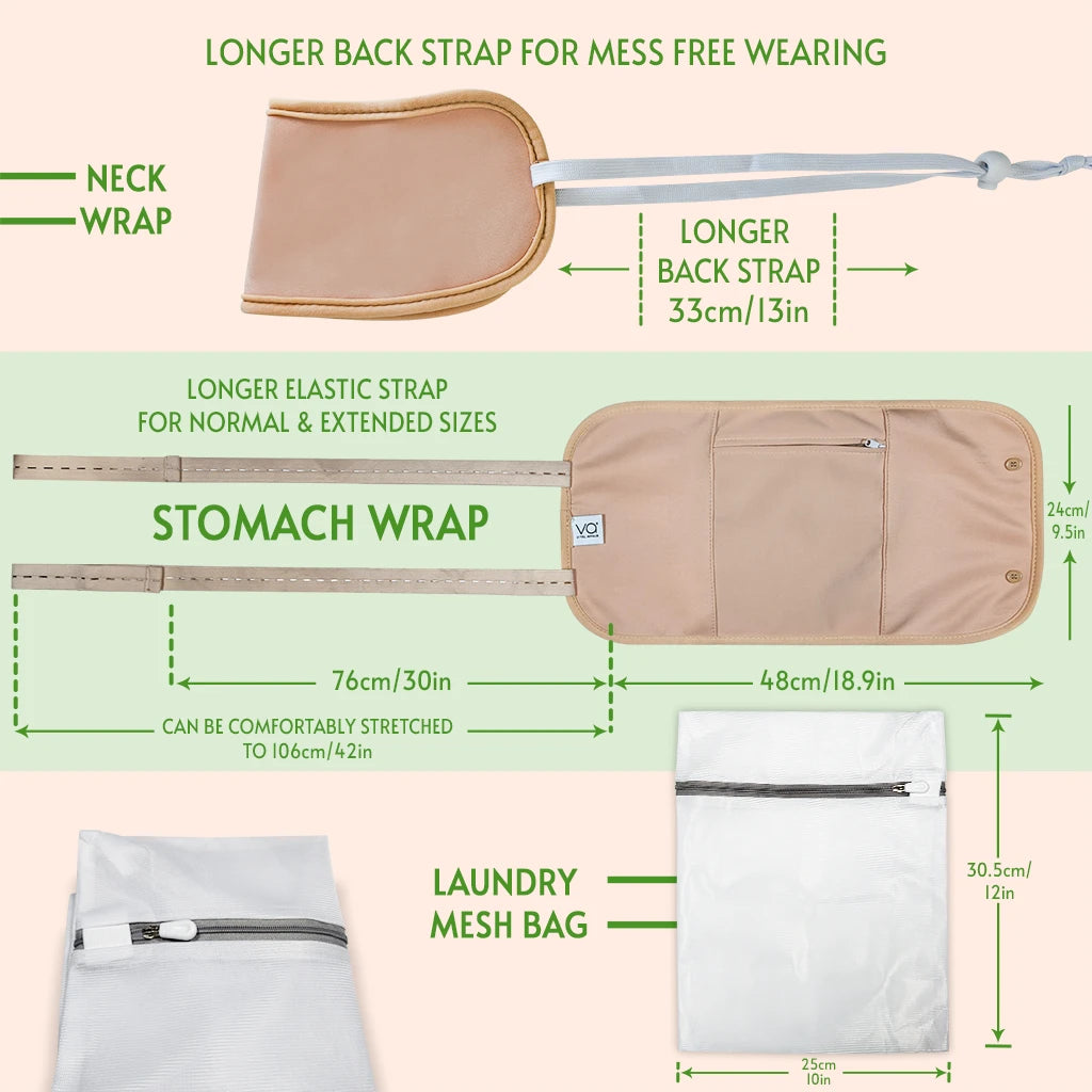 Vital Affair Organic Castor Oil with Wrap Pack Kit 2