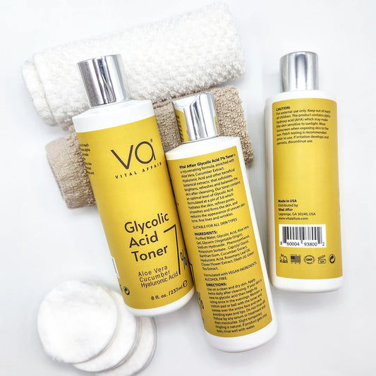 Vital affair glycolic acid 7% toner for face