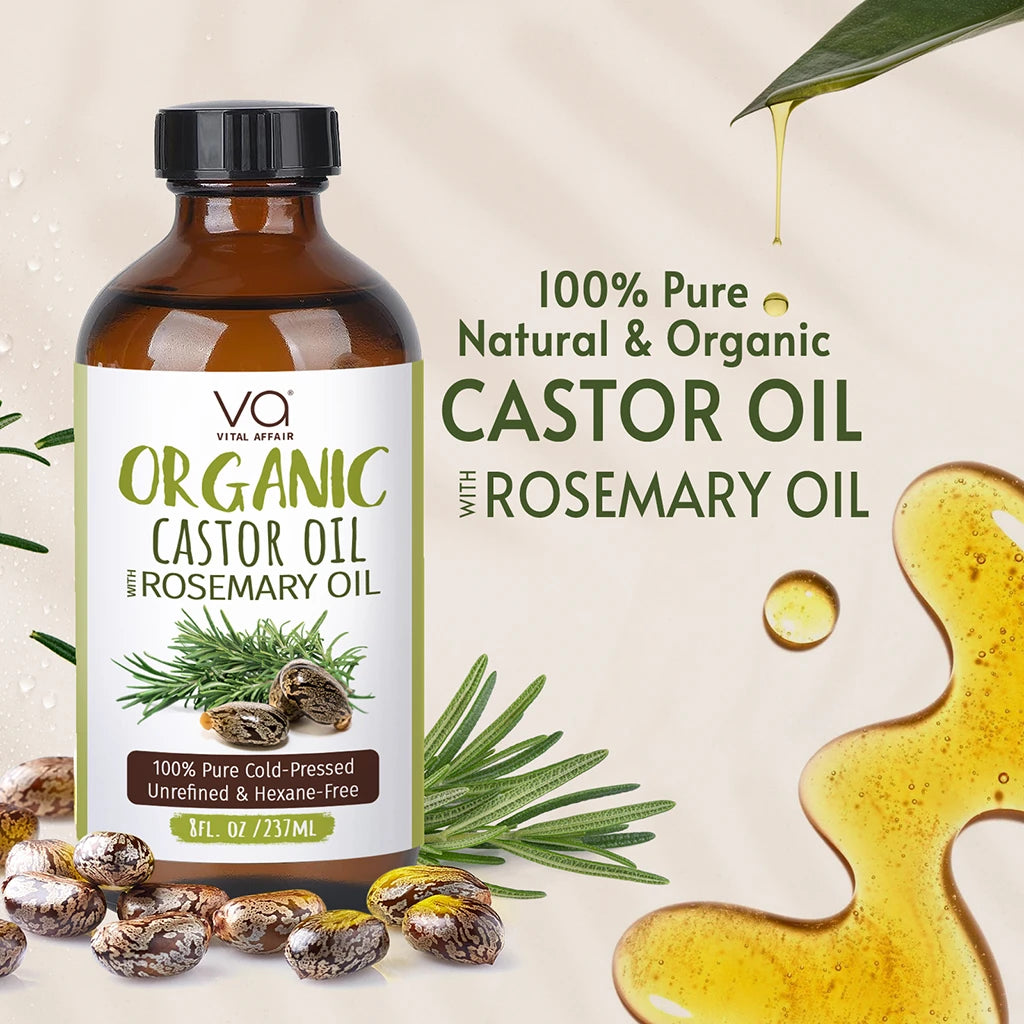 Castor Oil with rosemary oil  ingredients