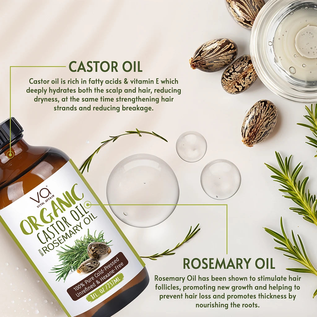 Castor Oil with rosemary oil  benefits