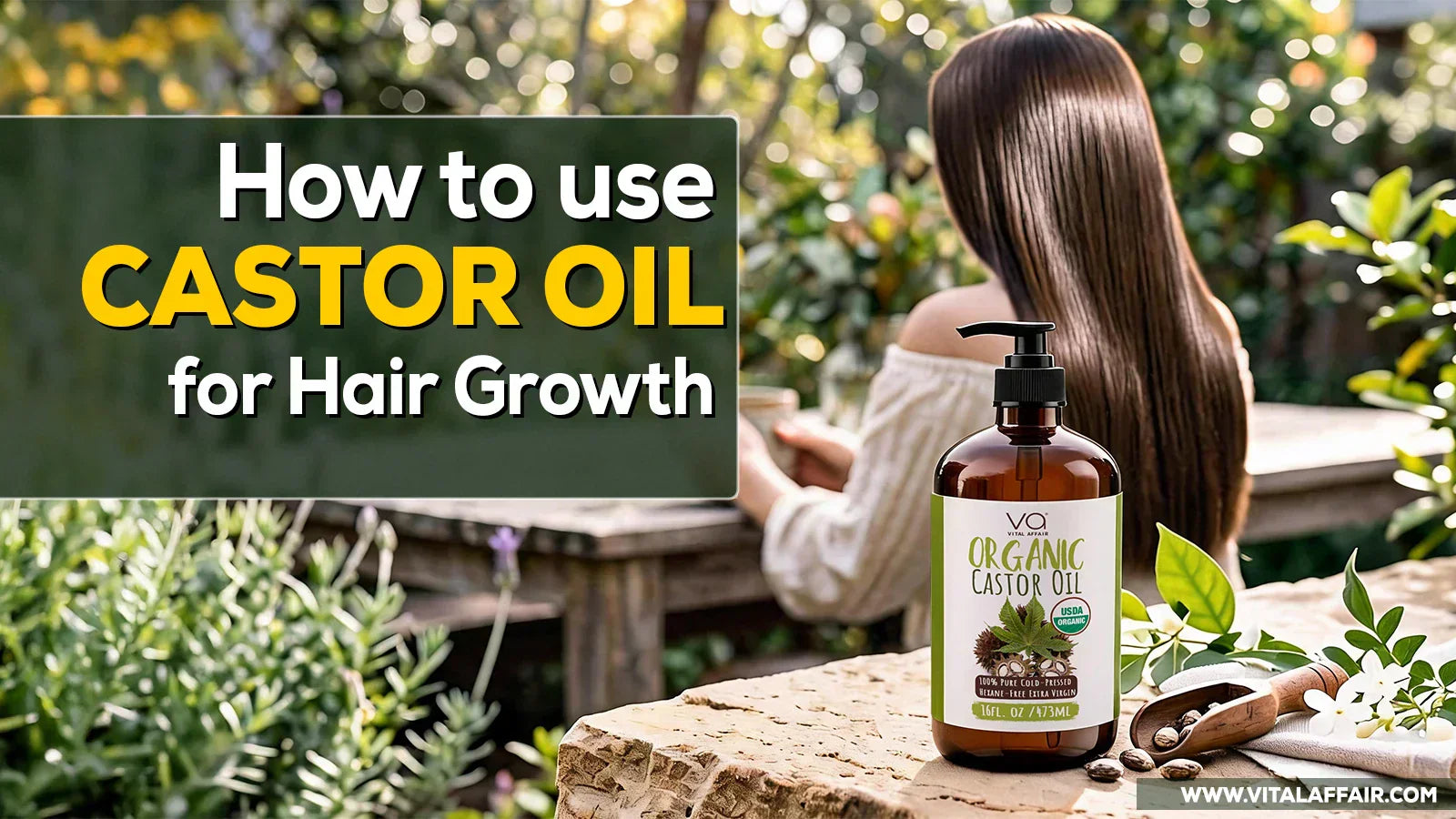 How to use castor oil for hair growth