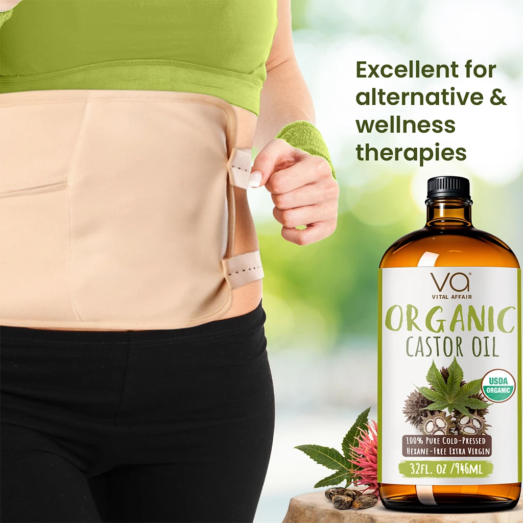Castor Oil Organic Cold Pressed 32oz