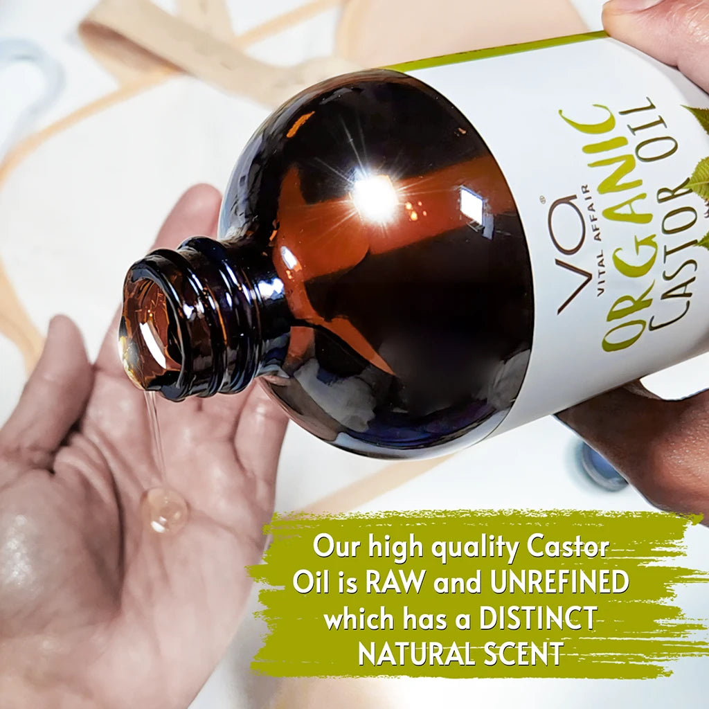 Vital Affair Organic Castor Oil with Wrap Pack Kit 3