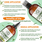 Rosemary Hair Oil for Hair & Scalp with Castor, Batana, Jojoba & Biotin – 16 oz