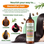 Rosemary Hair Oil for Hair & Scalp with Castor, Batana, Jojoba & Biotin – 16 oz