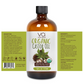 Bottle of Organic Castor Oil with label on a white background